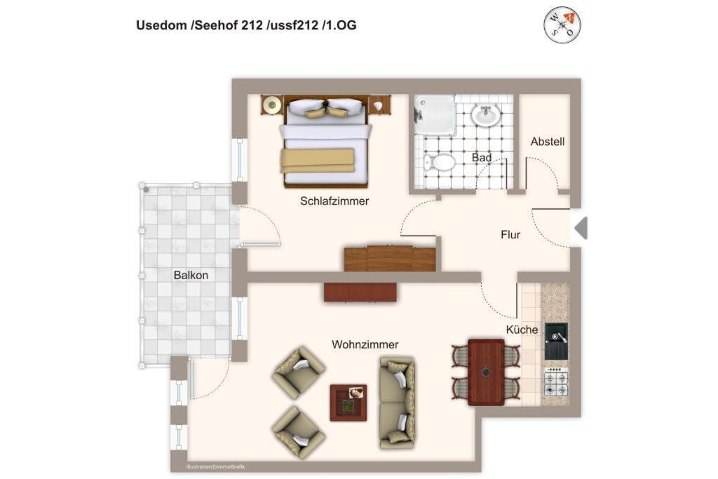 Seehof Seehof 212 Heringsdorf  Exteriör bild